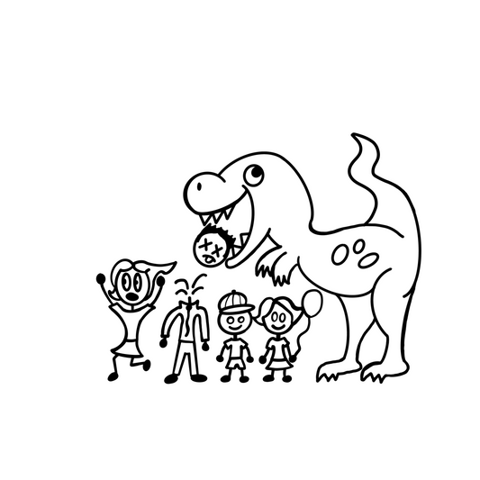 Happy Family vinyl decal sticker