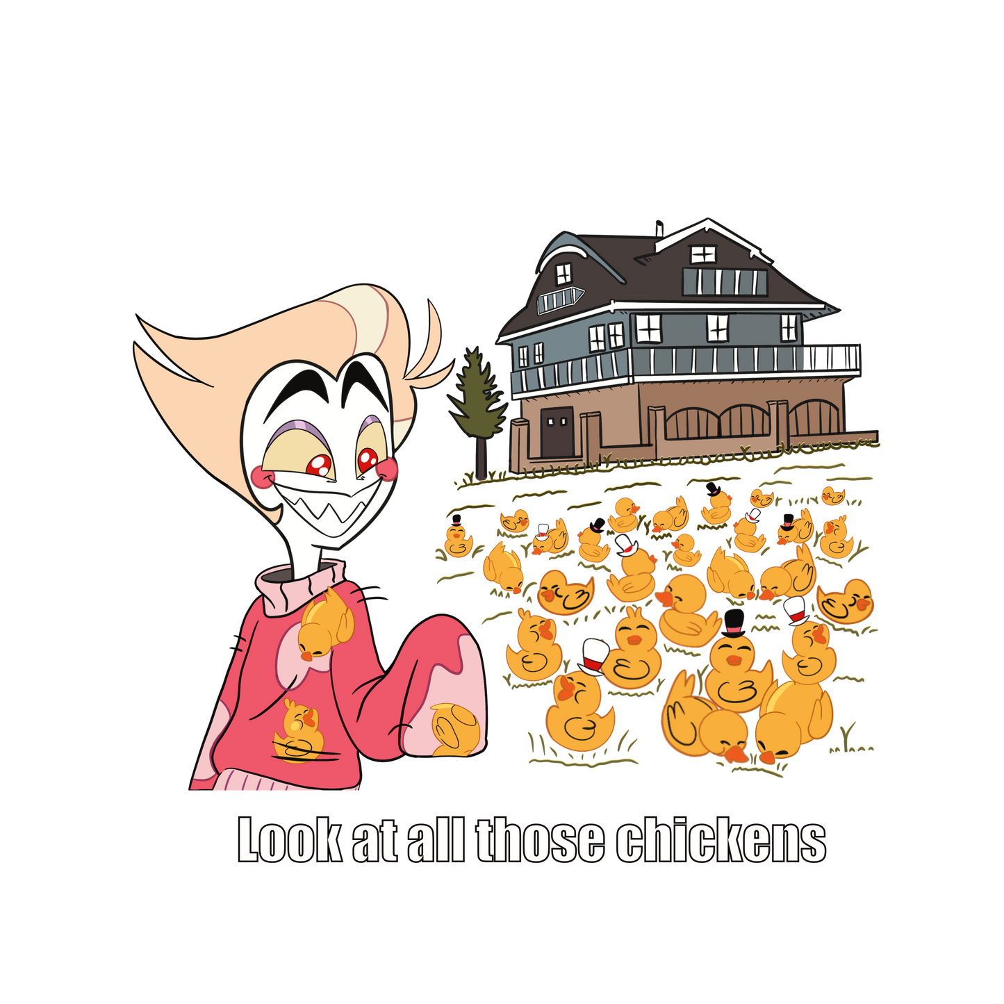 Lucifer + Chickens