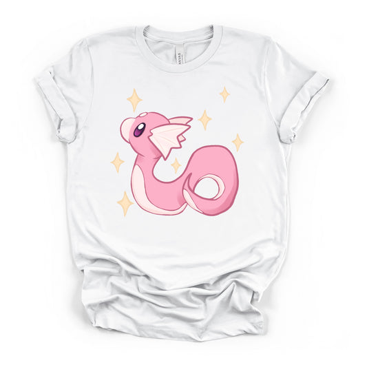 Pink Dragon 90s Cartoon T-shirt