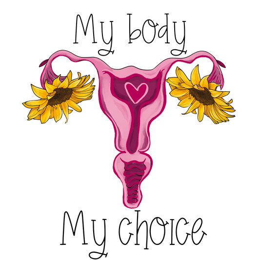My Body My Choice Sunflower T-shirt